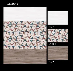 Bathroom digital modern house plan decorative ceramic wall tile 300x450mm