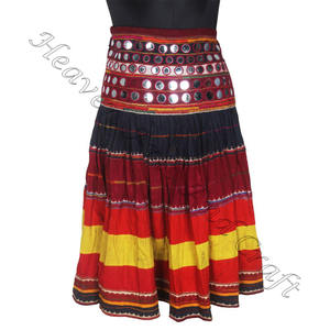 Jaipuri <b>Skirts</b> Banjara <b>Skirts</b> <b>Long</b> <b>Skirts</b> Banjara <b>Skirt</b> Rabari Collectible Banjara Belly Dance Kuchi Ethnic Vintage Handmade - Product Image 6