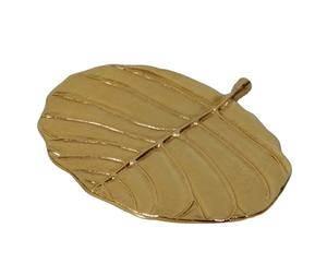 Hot Vantage luxe aluminium brut or fantaisie métal concepteur Offre Spéciale plat de fruits plateau de fruits feuille plateau de fruits pour une utilisation en cuisine - Product Image 1