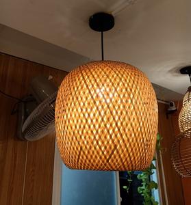 High Quality Vietnam Handwoven Natural Asian <b>Bamboo</b> Pendant <b>Light</b> Rustic Japanese European Hanging Rattan Lamp <b>Shade</b> Housing - Product Image 5