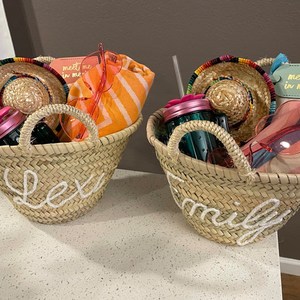 Créations artisanales, paniers en paille personnalisés, cadeau du Maroc - Product Image 1