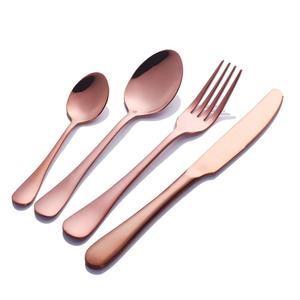 Cubiertos de Metal Recubiertos de Cobre, Cubiertos Elegantes Hechos a Mano de Buena Calidad y Precio Accesible, Último Diseño de Cubiertos de Metal de Lujo al por Mayor - Product Image 2