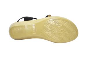 PU Casual Sandal Golden Border Multi Strap Everywhere Wearable For Stylish Girls Sandal - Product Image 3