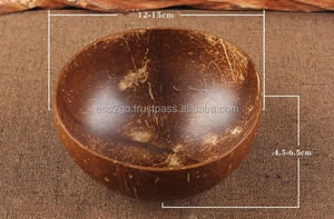 Eco2go Vietnam Natural Coconut Shell Biodegradable Eco-Friendly BPA Free Stackable <b>Freezer</b> Safe Dessert Bowl Ice Cream Food Safe - Product Image 4