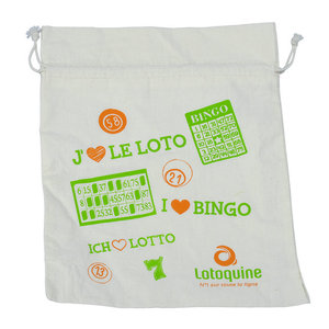Bolsa con cordón de muselina de lona de algodón con logotipo personalizado y cierre de terciopelo, función lavable para compras y regalos - Product Image 6