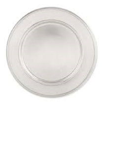 Plaque en métal et de service de poisson, de couleur blanc pur, chargeur en métal et plateau de service à bas prix - Product Image 1