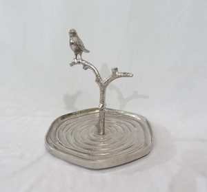 Support à gâteau rond de haute qualité en aluminium nickelé avec pied, qualité supérieure, vente chaude, finition brillante, support à gâteau moderne - Product Image 3