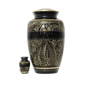 Urna de cremación de Metal hecha a mano, urna de cremación de diseño clásico para personas funerarias, superventas, venta al por mayor - Product Image 1