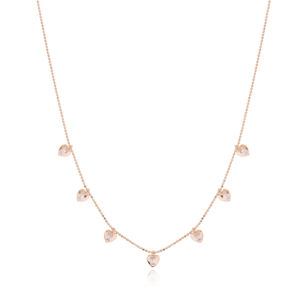 Heart Design Jewelry Wholesale Handmade 925 Silver Sterling Necklace Jewelry Trendy Designs - Product Image 1