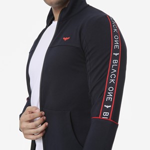 High Quality 2021 New Design Men's Sports Wear Gym Running Clothing Plain Jogger Suits Fitted Blank Tracksuits - Product Image 2