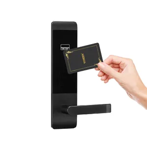 YOHEEN Security Electronic Keyless Card Key RFID Access Control Hotel Door Lock with Management software system