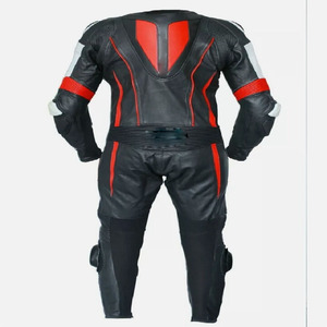 Traje de Motociclismo Personalizado de Cuero Vacuno Genuino de Alta Calidad, Unisex, con Características Impermeables, Ignífugas y Resistentes al Viento - Product Image 3
