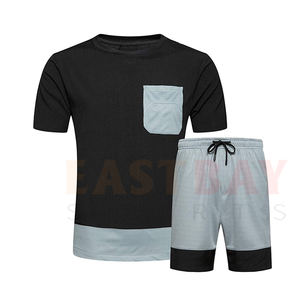 Conjunto de Verano para Hombre de Dos Piezas, Camiseta y Pantalones Cortos Casuales, Transpirables, de Secado Rápido, Talla Grande, Diseño Personalizado - Product Image 5