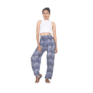 Napat Clothing Paisley Mistery 16 women harem pants in Navy White PP0004 020016 02 ready to ship - Product Image 1