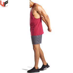 Nouveau design pour hommes Stringer Tang Tops Wholesale Workout Singlet for Gym Muscular Man Mens Undershirts - Product Image 4