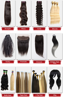 Precio más bajo 100% Extensión de cabello humano virgen sin procesar-Pelucas disponibles en diferentes colores de cabello virgen puro crudo