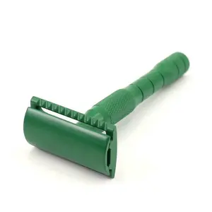 FULL GREEN COATED Heavy Duty Double Edge Safety Razor