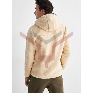 Sudadera con capucha de algodón para hombre, prenda deportiva masculina con forro polar y cremallera cálida, a precio de fábrica y servicio personalizado, venta al por mayor - Product Image 3