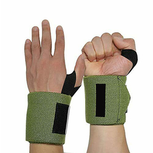 Customized Size Professional Gym Weightlifting Wrist Wraps Lifting <b>Straps</b> Unisex Nylon Plastic Appropriate Price with Logo - Product Image 5