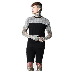 เสื้อเชิ้ตลำลองและกางเกงขาสั้นสำหรับผู้ชายชุดเต็มรูปแบบป้องกันแบคทีเรียและป้องกันรังสียูวีออกแบบลายปักลายแบบทึบสำหรับฤดูร้อน - Product Image 3