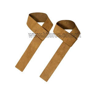 Vente en gros de dragonnes d'entraînement de gymnastique avec logo personnalisé manchette réglable en nylon néoprène manchette en cuir pour l'haltérophilie - Product Image 6