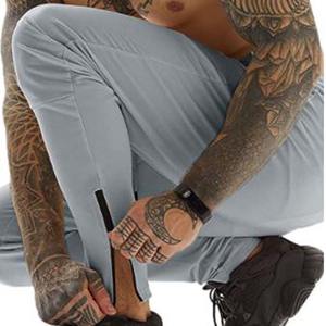 Pantalones de sudor para hombre, ropa deportiva personalizada, cintura elástica, ajustados, de algodón, licra, para gimnasio - Product Image 5