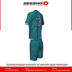 Uniformes de sport unisexes personnalisés de haute qualité en gros, 100% polyester, imprimés, résistants à l'eau, antibactériens, sans couture, séchage rapide - Product Image 5