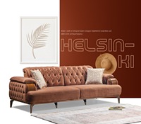 Canapé convertible moderne en bois, vente en gros directe d'usine, ensemble de meubles pour salon, maison, hôtel, salle à manger, bureau - Zumrut Helsinki