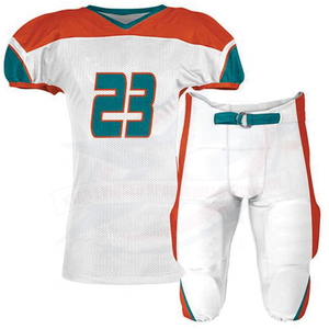 Uniformes 7v7 de fútbol americano personalizados al por mayor con sublimación personalizada, nuevo estilo, uniformes 7v7 de fútbol de algodón de talla grande - Product Image 2