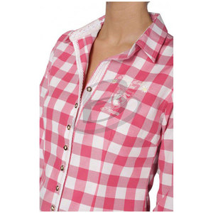 Mens Traditional Bavarian Trachten Checked Shirt Cotton Plaid <b>Long</b> <b>Sleeve</b> Oktoberfest Shirt - Product Image 4
