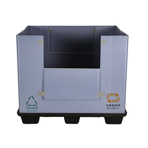 Customizable hdpe collapsible pallet heavy duty auto parts plastic pallet box for packaging automotive industry