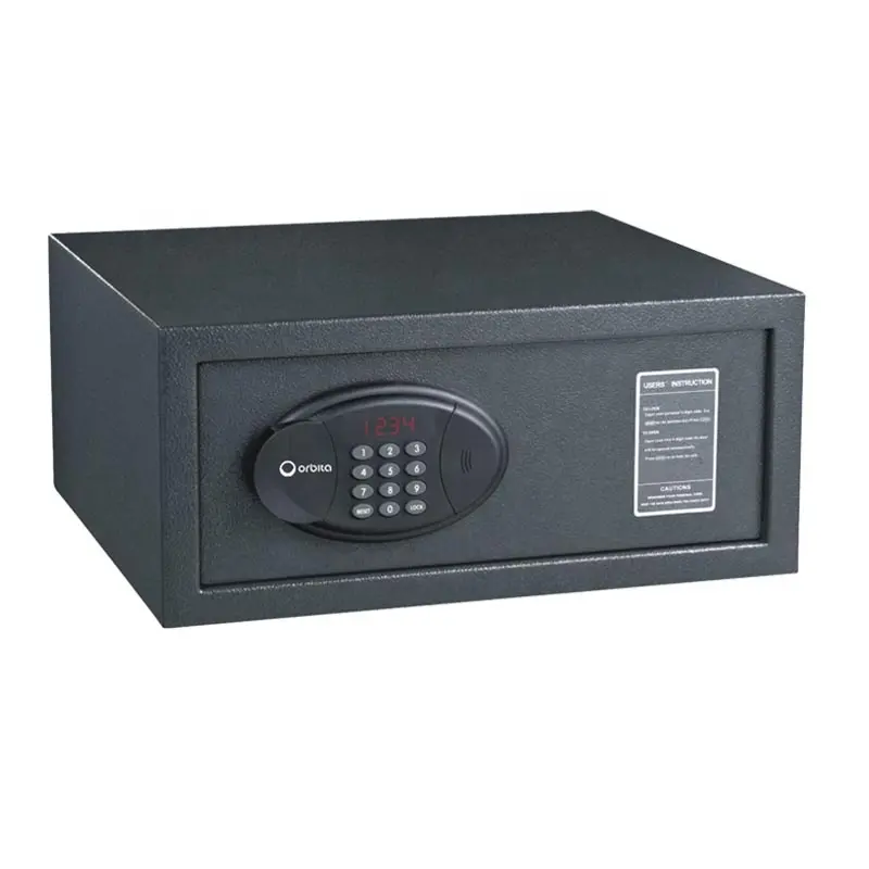 Orbita Safe Box Two 3/4 inch (19 MM) Diameter Steel Locking Bolts And Scratch- Resistant Powder Coated Finish
