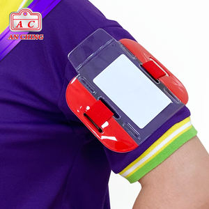 Soporte para tarjeta brazalete reflectante de PVC de neón - Product Image 5