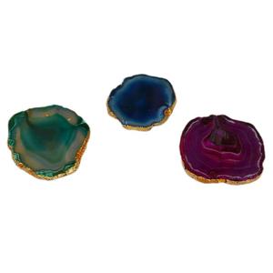 Posavasos Natural de forma irregular, diseño de Decoración de mesa, posavasos de ágata, la mejor decoración temática antigua disponible a un precio asequible - Product Image 3