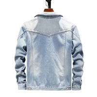 Proveedores de Pakistán, chaquetas de tela de algodón de mezclilla, fabricante de pigmentos, lavado OEM, chaqueta vaquera personalizada para hombre 2024