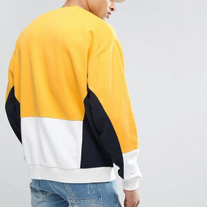 Sudadera Americana de Cuello Redondo de Alta Calidad con Dos Rayas en Contraste, Puños Acanalados y Cinturón, 100% Algodón, Personalizable, para Hombre, Talla Grande - Product Image 4