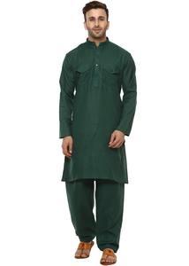 Traje Sencillo de Color Claro para Hombre, Shalwar Kameez con Bolsillos Dobles en el Pecho, Buena Calidad, Cómodo para Hombres, Salwar Kameez - Product Image 2