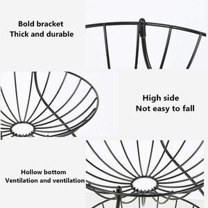 Fruit <b>Basket</b> Metal Wire Wire Fruit <b>Basket</b> 3 Tier Wire Fruit <b>Basket</b> - Product Image 1