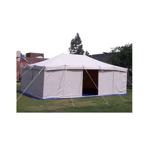 Best Quality Kuwaiti Deluxe Tent Wholesale Arabic Waterproof Canvas Camping Tent Custom Disaster Relief Refugee Emergency Tent