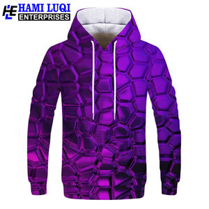 Venta al por mayor Personalización de alta calidad Sublimación completa Diseños de impresión Fleece Easy And Comfort PullOver Hoodies de manga larga - Product Image 6