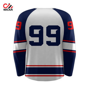 เสื้อเจอร์ซีย์ฮอกกี้น้ำแข็งแบบระเหิด,เสื้อเจอร์ซีย์ฮ็อกกี้น้ำแข็งทีมแบบกำหนดเอง Sublimated OEM สำหรับทุกขนาด - Product Image 2