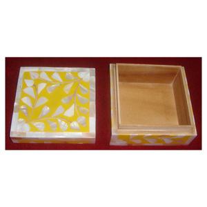 Coffret cadeau parfait pour fête de mariage, carte mère de perle avec incrustation, douce - Product Image 1
