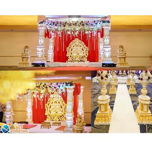 เครื่องตกแต่งงานแต่งงานในร่มของชาวอินเดียลายนูนพระพิฆเนศ - Product Image 1