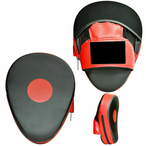 Wholesale Custom Made Leather Durable Curved Kick <b>Focus</b> <b>Pads</b> ,Hook & Jab Mitts Punching Kick Boxing Muay Thai Martial Arts - Product Image 2