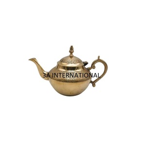 New Serving Design Tea Kettle Handcrafted Brass Kettle for Restaurants and Cafe Table Decorative Kettle <b>Teapot</b> - Product Image 1