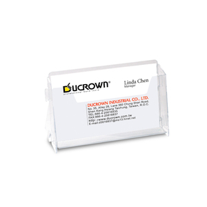 แท่นวางนามบัตรใสแบบ PET สำหรับวางโชว์บนเคาน์เตอร์ - Product Image 1