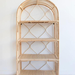 Estantería de Ratán para Bungalow / Estantería de Mimbre / Muebles de Ratán de Vietnam / Marca SISU / RFS-008 - Product Image 1