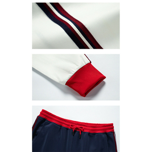 Conjuntos Deportivos de Invierno con Capucha y Tallas Grandes al por Mayor, con Logotipo y Franja Personalizados - Product Image 3