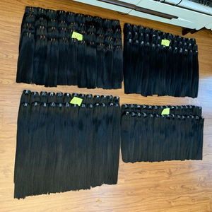 Super os cheveux raides couleur noire Top haute qualité usine directe en gros 100% perruques de cheveux bruts vietnamiens - Product Image 1