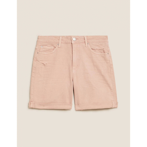 Pantalones cortos de tela vaquera para mujeres y niñas, Shorts de tela de alta calidad con estilo, venta al por mayor, precio bajo - Product Image 1